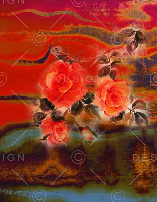 定位花印花华亿平台图片