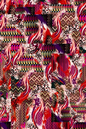 笔触印花华亿平台图片