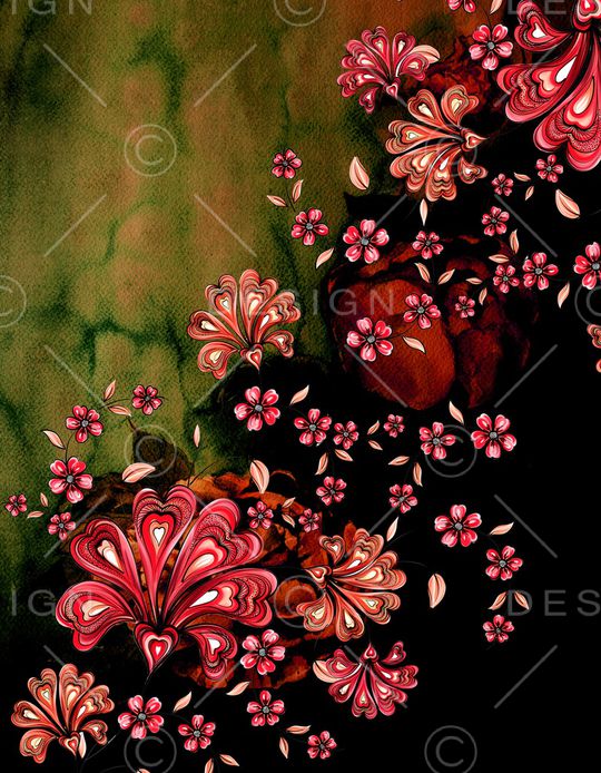 定位花印花华亿平台图片