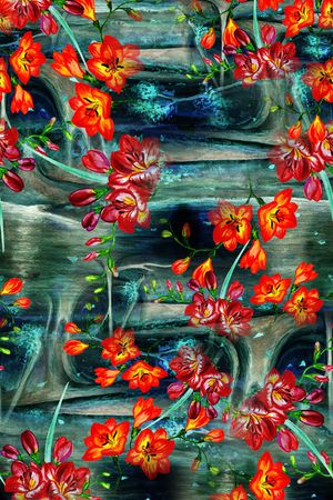 肌理印花华亿平台图片