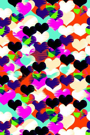 抽象印花华亿平台图片