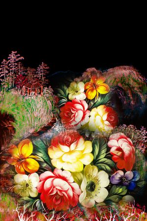 定位花印花华亿平台图片