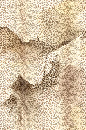 豹纹印花华亿平台图片