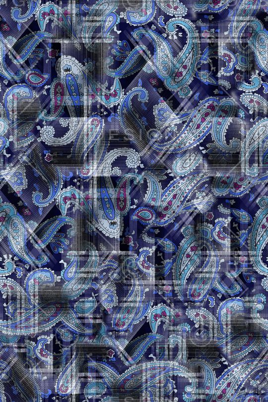 抽象男装印花华亿平台图片