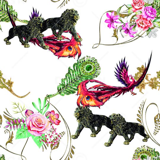 动物印花华亿平台图片