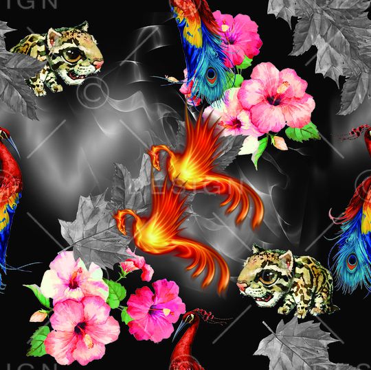 动物印花华亿平台图片