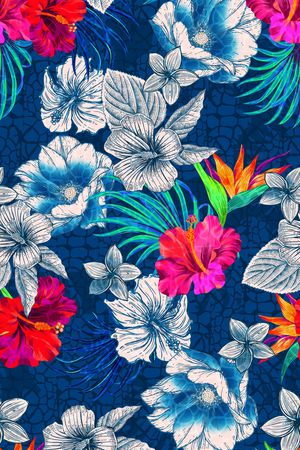 动物纹印花华亿平台图片