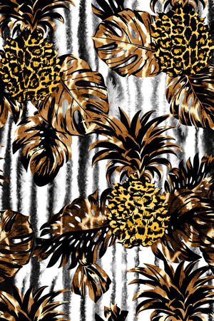 豹纹印花华亿平台图片