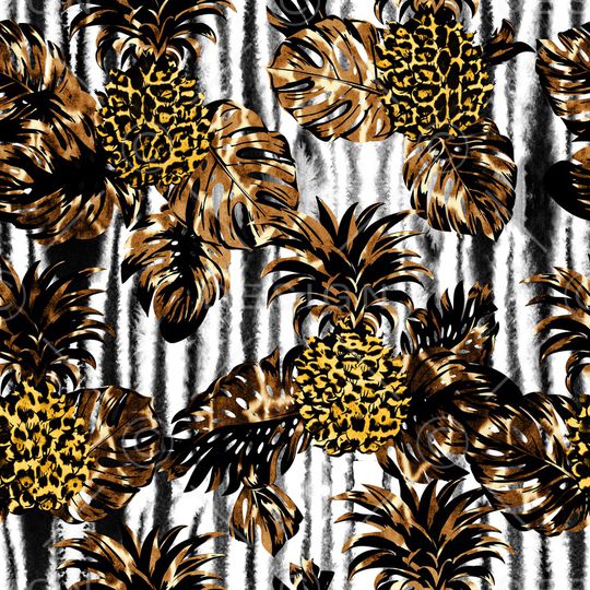 豹纹印花华亿平台图片