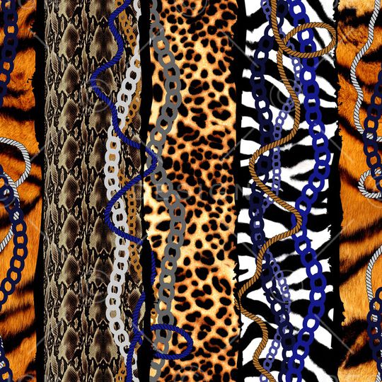 豹纹印花华亿平台图片