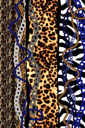 豹纹印花华亿平台图片