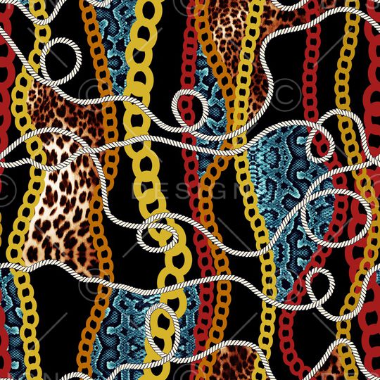 豹纹印花华亿平台图片