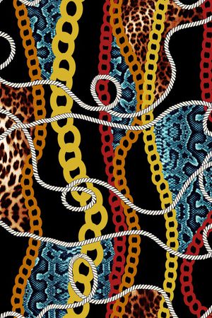 豹纹印花华亿平台图片