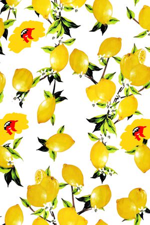 春夏华亿平台印花华亿平台图片