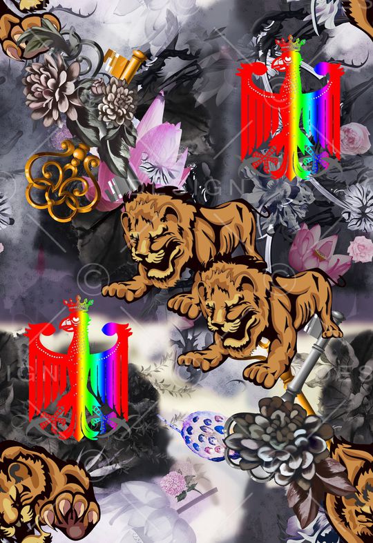 人物印花华亿平台图片