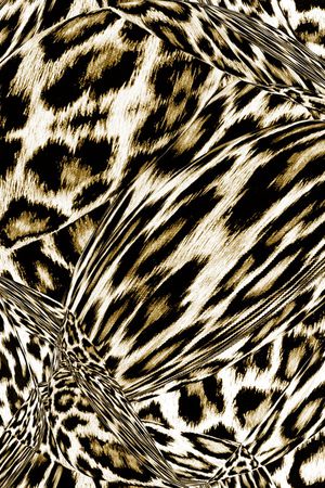 豹纹印花华亿平台图片