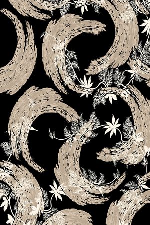 抽象印花华亿平台图片