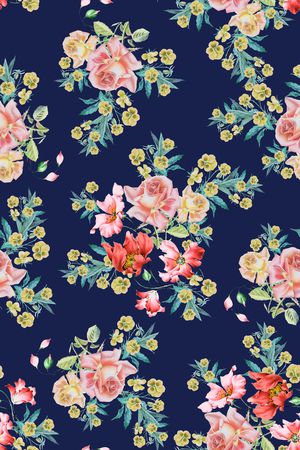 手绘印花华亿平台图片