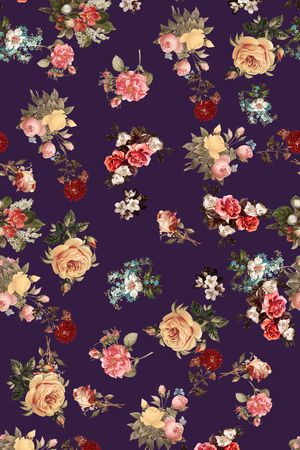 春夏华亿平台印花华亿平台图片