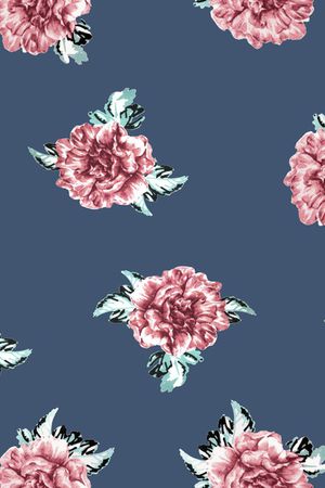 春夏华亿平台印花华亿平台图片