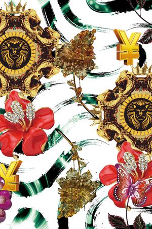 大牌风印花华亿平台图片