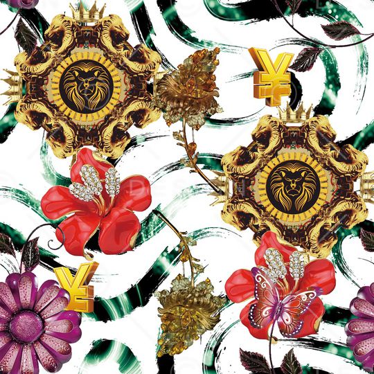 大牌风印花华亿平台图片