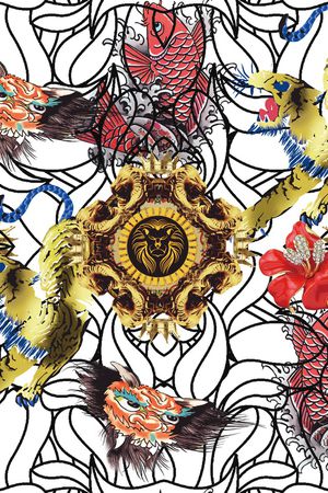 人物印花华亿平台图片