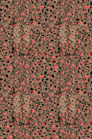 动物纹印花华亿平台图片