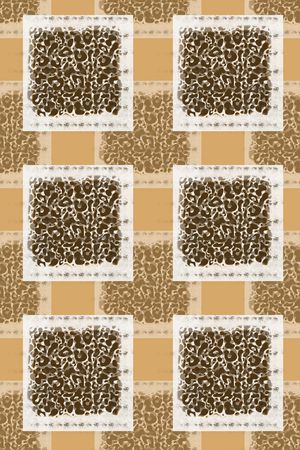 动物纹印花华亿平台图片