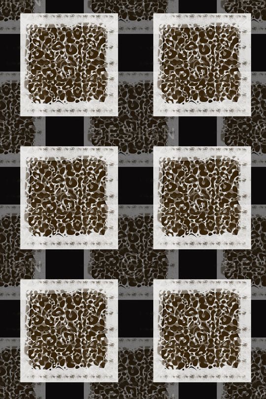 动物纹印花华亿平台图片