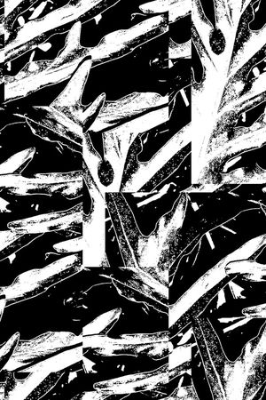 抽象男装印花华亿平台图片