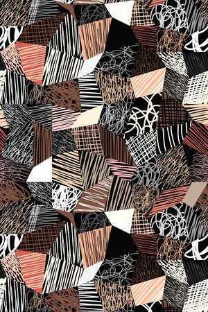 抽象印花华亿平台图片