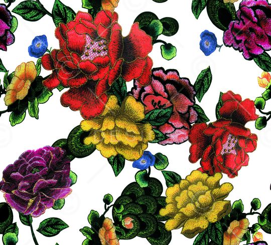 线条画印花华亿平台图片