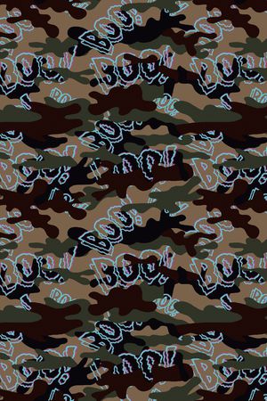 迷彩印花华亿平台图片