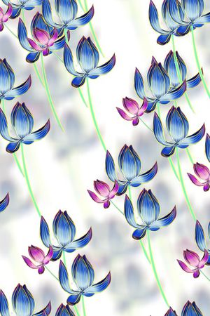 花瓣印花华亿平台图片