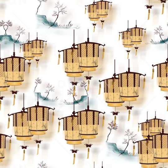 宫廷风印花华亿平台图片