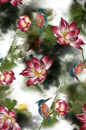 女装印花华亿平台图片