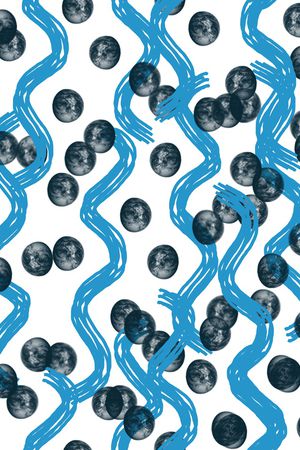 抽象印花华亿平台图片