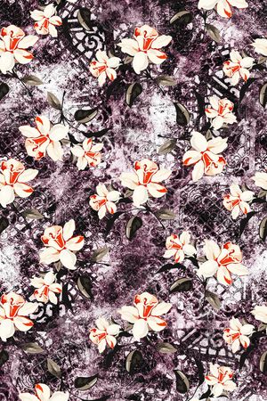 抽象印花华亿平台图片