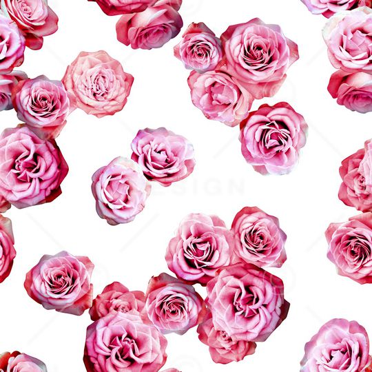 清爽底花卉印花华亿平台图片