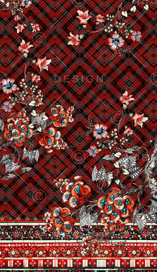 定位花印花华亿平台图片