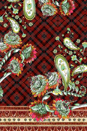 定位花印花华亿平台图片