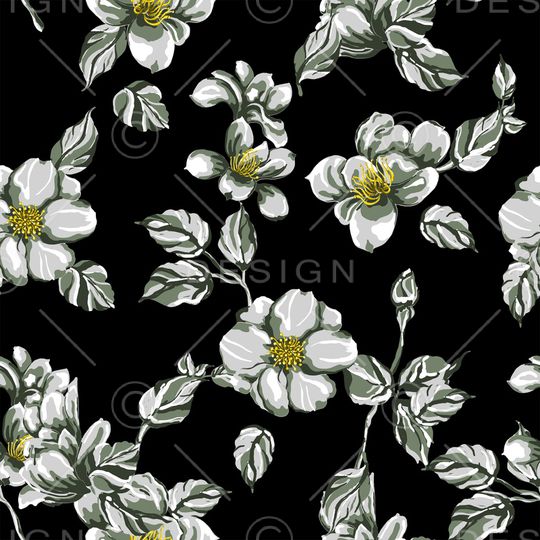 玫瑰花印花华亿平台图片