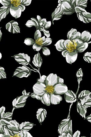 玫瑰花印花华亿平台图片