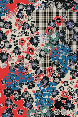 线条印花华亿平台图片