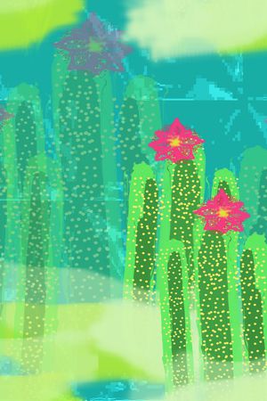 抽象印花华亿平台图片