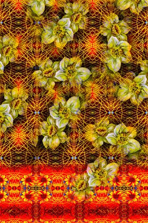 复古印花华亿平台图片