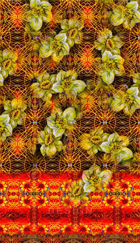 复古印花华亿平台图片