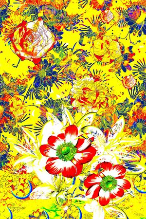 植物印花华亿平台图片