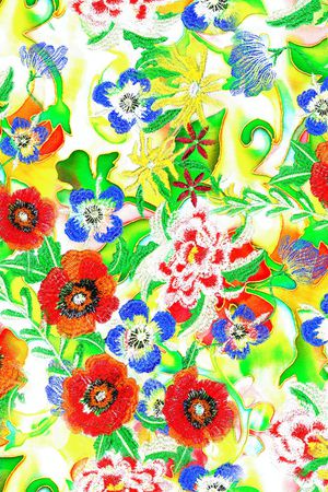 植物印花华亿平台图片